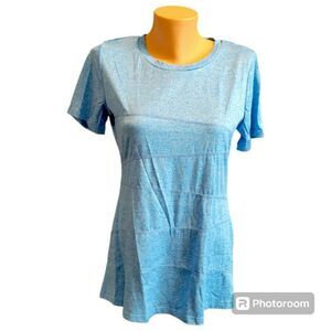 Uniboutique Heather baby blue Workout Top